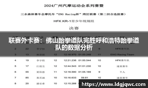 联赛外卡赛：佛山跆拳道队完胜呼和浩特跆拳道队的数据分析